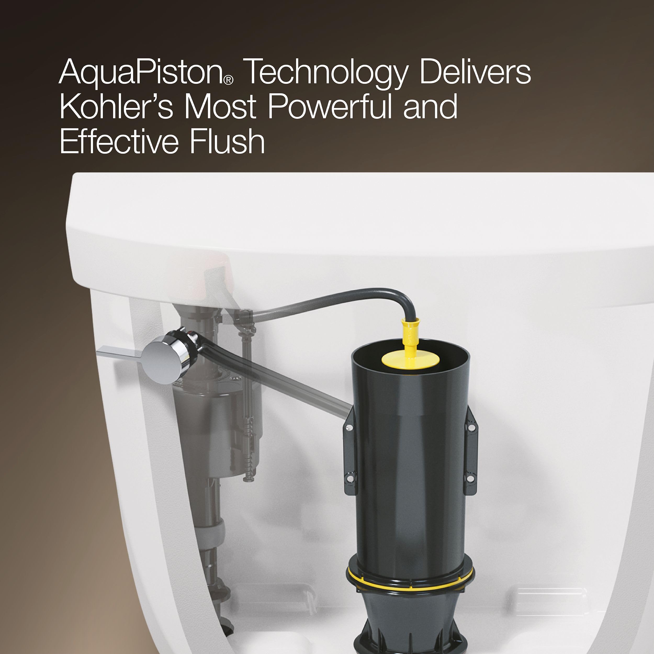 Kohler 31614-DRY-96 Cimarron® Toilet tank, 1.6 gpf, Biscuit